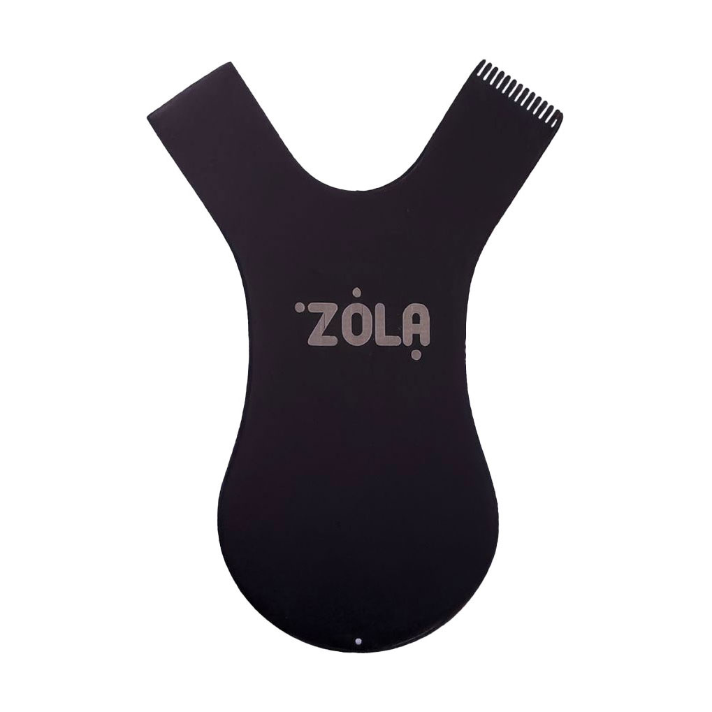 Аплікатор-гребінець для ламінування вій Zola Comb Applicator Eyelash Lamination металевий, чорний, 1 шт